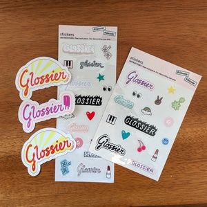 Glossier sticker pack